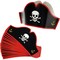 Paper Pirate Party Hats for Halloween (24 Pack)